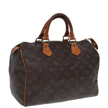 LOUIS VUITTON Monogram Speedy 30 Hand Bag M41526 LV Auth 80010