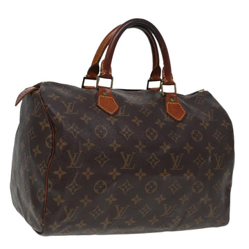 LOUIS VUITTON Monogram Speedy 30 Hand Bag M41526 LV Auth 80011