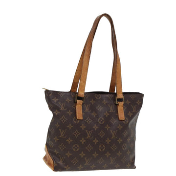 LOUIS VUITTON Monogram Cabas Piano Tote Bag M51148 LV Auth 80031