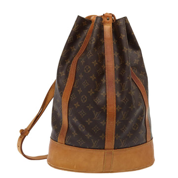 LOUIS VUITTON Monogram Randonnee GM Shoulder Bag M42244 LV Auth 80047