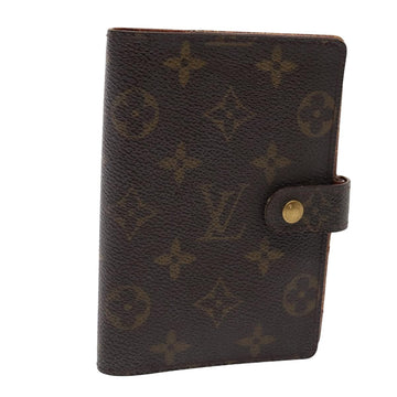 LOUIS VUITTON Monogram Agenda PM Day Planner Cover R20005 LV Auth 80199