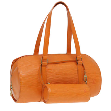 LOUIS VUITTON Epi Soufflot Hand Bag Orange Mandarin M5222H LV Auth 80214