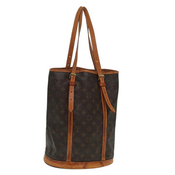 LOUIS VUITTON Monogram Bucket GM Shoulder Bag M42236 LV Auth 80216