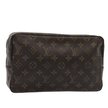 LOUIS VUITTON Monogram Trousse Toilette 28 Clutch Bag M47522 LV Auth 80294