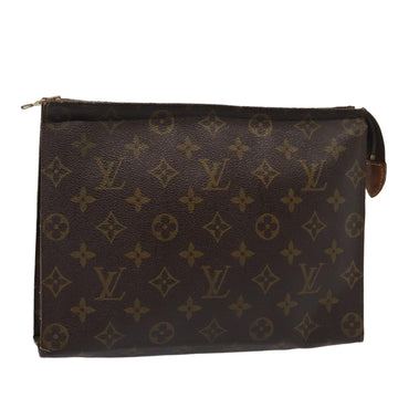 LOUIS VUITTON Monogram Poche Toilette 26 Pouch M47542 LV Auth 80297