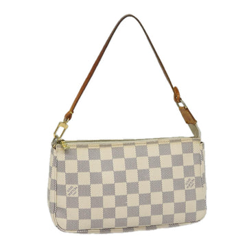 LOUIS VUITTON Damier Azur Pochette Accessoires Pouch N51986 LV Auth 80305