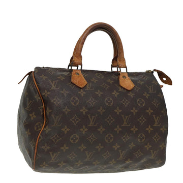 LOUIS VUITTON Monogram Speedy 30 Hand Bag M41526 LV Auth 80363