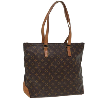 LOUIS VUITTON Monogram Cabas Mezzo Tote Bag M51151 LV Auth 80371