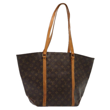 LOUIS VUITTON Monogram Sac Shopping Tote Bag M51108 LV Auth 80374