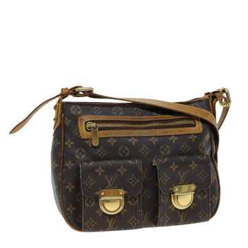 LOUIS VUITTON Monogram Hudson GM Shoulder Bag M40045 LV Auth 80380