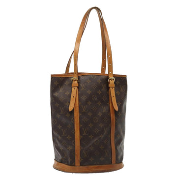 LOUIS VUITTON Monogram Bucket GM Shoulder Bag M42236 LV Auth 80384