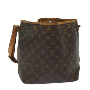 LOUIS VUITTON Monogram Petit Noe Shoulder Bag M42226 LV Auth 80388