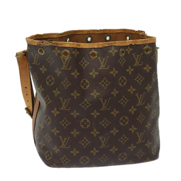 LOUIS VUITTON Monogram Petit Noe Shoulder Bag M42226 LV Auth 80390