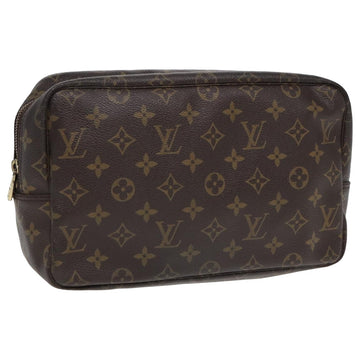 LOUIS VUITTON Monogram Trousse Toilette 28 Clutch Bag M47522 LV Auth 80416