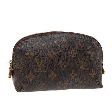 LOUIS VUITTON Monogram Pochette Cosmetic PM Cosmetic Pouch M47515 LV Auth 80426