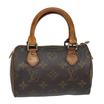 LOUIS VUITTON Monogram Mini Speedy Hand Bag M41534 LV Auth 80438