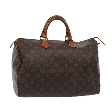 LOUIS VUITTON Monogram Speedy 35 Hand Bag M41524 LV Auth 80443