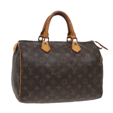 LOUIS VUITTON Monogram Speedy 30 Hand Bag M41526 LV Auth 80449