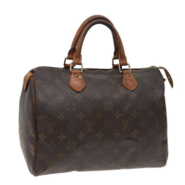 LOUIS VUITTON Monogram Speedy 30 Hand Bag M41526 LV Auth 80450