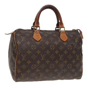 LOUIS VUITTON Monogram Speedy 30 Hand Bag M41526 LV Auth 80454