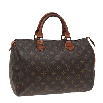 LOUIS VUITTON Monogram Speedy 30 Hand Bag M41526 LV Auth 80457