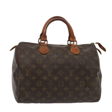 LOUIS VUITTON Monogram Speedy 30 Hand Bag M41526 LV Auth 80458