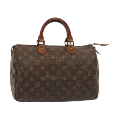 LOUIS VUITTON Monogram Speedy 30 Hand Bag M41526 LV Auth 80459