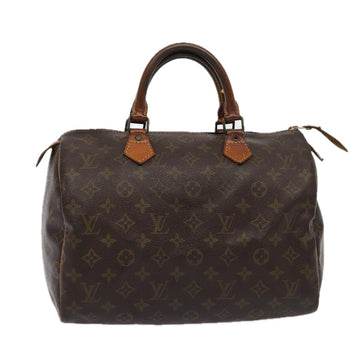 LOUIS VUITTON Monogram Speedy 30 Hand Bag M41526 LV Auth 80463