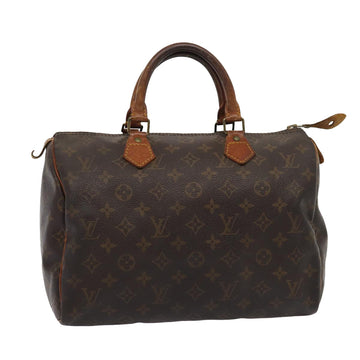 LOUIS VUITTON Monogram Speedy 30 Hand Bag M41526 LV Auth 80464