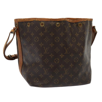 LOUIS VUITTON Monogram Petit Noe Shoulder Bag M42226 LV Auth 80465