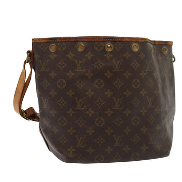 LOUIS VUITTON Monogram Petit Noe Shoulder Bag M42226 LV Auth 80470