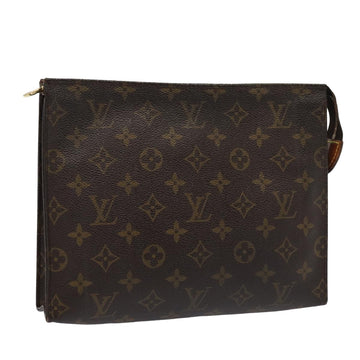 LOUIS VUITTON Monogram Poche Toilette 26 Pouch M47542 LV Auth 80512