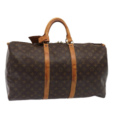 LOUIS VUITTON Monogram Keepall 50 Boston Bag M41426 LV Auth 80549