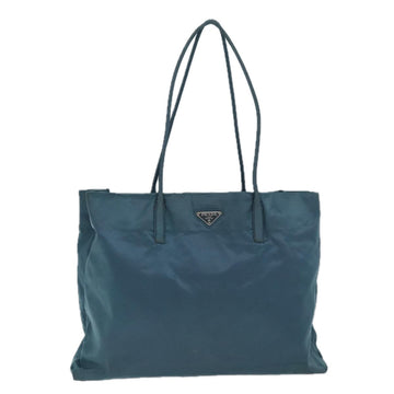 PRADA Tote Bag Nylon Blue Auth 80573