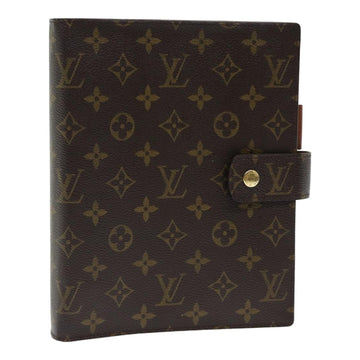 LOUIS VUITTON Monogram Agenda GM Day Planner Cover R20006 LV Auth 80593