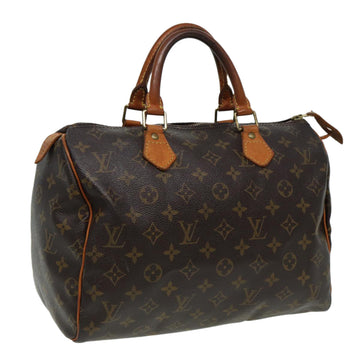 LOUIS VUITTON Monogram Speedy 30 Hand Bag M41526 LV Auth 80637