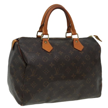 LOUIS VUITTON Monogram Speedy 30 Hand Bag M41526 LV Auth 80639