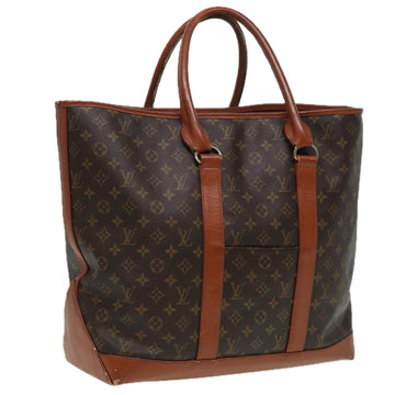 LOUIS VUITTON Monogram Sac Weekend GM Tote Bag M42420 LV Auth 80645