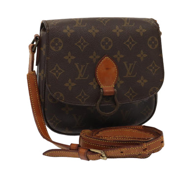 LOUIS VUITTON Monogram Saint Cloud MM Shoulder Bag M51243 LV Auth 80649