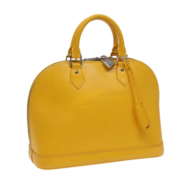 LOUIS VUITTON Epi Alma PM Hand Bag Yellow Citron M40619 LV Auth 80656