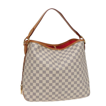 LOUIS VUITTON Damier Azur Delightful PM Shoulder Bag N41447 LV Auth 80676A