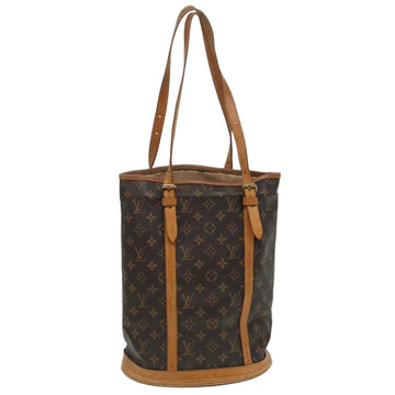 LOUIS VUITTON Monogram Bucket GM Shoulder Bag M42236 LV Auth 80679