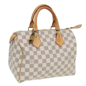 LOUIS VUITTON Damier Azur Speedy 25 Hand Bag N41534 LV Auth 80700