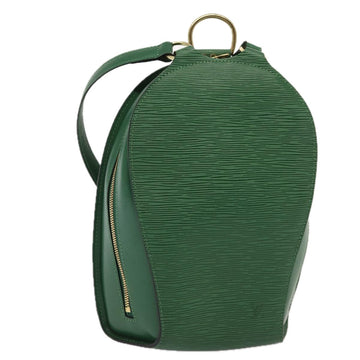 LOUIS VUITTON Epi Mabillon Backpack Green M52234 LV Auth 80707