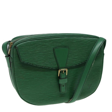 LOUIS VUITTON Epi Jeune Fille MM Shoulder Bag Green M52154 LV Auth 80708