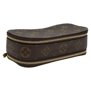 LOUIS VUITTON Monogram Trousse Brush PM Cosmetic Pouch M47510 LV Auth 80722