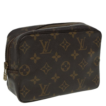 LOUIS VUITTON Monogram Trousse Toilette 18 Pouch M47526 LV Auth 80723