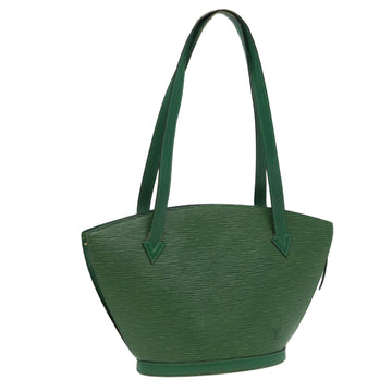 LOUIS VUITTON Epi Saint Jacques Poignees Long Bag Green M52334 LV Auth 80768