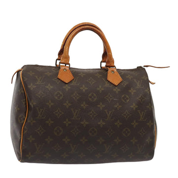 LOUIS VUITTON Monogram Speedy 30 Hand Bag M41526 LV Auth 80785