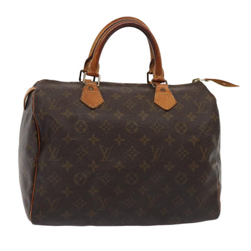 LOUIS VUITTON Monogram Speedy 30 Hand Bag M41526 LV Auth 80786